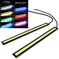 Miniatyrbillede 4 af 7: 2stk Bil Interiør Lys Strips Lys Bar Lampe GRØN GREEN