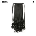 Pikkukuva 1 / 10: 38-58cm Keskipitkä peruukkikiinnitys poninhäntälle BLACK M black M