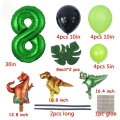 Pikkukuva 1 / 10: Dinosaurusteema Ilmapallot Sarjakuva Dragon Column 8 8 8