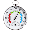 Miniatyrbillede 5 af 10: Pointer Type Hygrothermograph Termo-hygrometer E E E