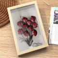 Pikkukuva 4 / 10: Picture Memory Case Frame Box MUSTA 7 TUUMAA 7 TUUMAA black 7 inches-7 inches
