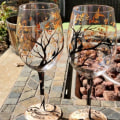 Miniatyrbillede 9 af 9: Fire Sæsoner Træ Vin Glas Sæsoner Glas Kop VINTER VINTER