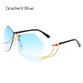 Pikkukuva 1 / 10: Reunuksettomat aurinkolasit Aurinkolasit GRADIENT BLUE