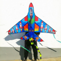 Miniatyrbild 7 av 10: Plastic Fighter Kite Stora Plane Drakar 8 8 8