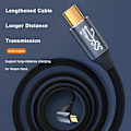 Miniatyrbillede 3 af 10: Type-C-kabel USB3.1 Gen2 1MMAN TIL KVINNE HAN TIL KVINNE 1mMale to Female