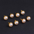 Miniatyrbilde 2 av 5: 100 stk Mini Brads Paper Festeners Gold Brads