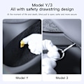 Miniatyrbild 8 av 10: 2st Bakdörr Mekanisk Switch Bildörr Nödhandtag FÖR For Model 3