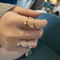 Miniatyrbillede 3 af 9: 5stk Justerbare Ringe Hule Grene GULD gold