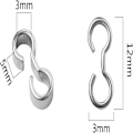 Miniatyrbilde 5 av 5: Lenker Koblinger Koblinger Iron Charm Jern Charm Knot