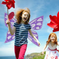 Pikkukuva 6 / 10: Keiju Butterfly Wings Keijutonttu Prinsessa Enkeli PINK-A PINK-A Pink-A