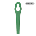 Miniatyrbilde 9 av 10: 100 Stk/sett Plastblad Kutter Gresstrimmer Blad RØD red