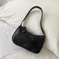 Skuldertasker Læder Håndtaske SORT black