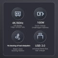 Pikkukuva 7 / 10: Telakointiasema 100 W latausalustan USB-C-keskitin