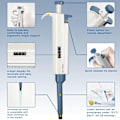 Miniatyrbilde 3 av 6: Pipetter med variabelt volum Enkanals pipettevolum mikro