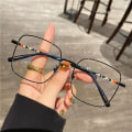 Miniatyrbillede 1 af 10: Anti-Blue Light Briller Oversized Briller SORT SORT Black