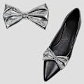 Pikkukuva 1 / 9: 2kpl Shoe Clip Kiiltävät koristeklipsit SILVER silver