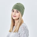 Miniatyrbillede 7 af 10: Vinterbeanie tyk kasket ARMY GREEN army green