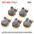 Miniatyrbillede 9 af 10: 10 stk lineært potentiometer WH148N WH148 10 STK B10K-15MM 10 STK 10pcs B10K-15mm