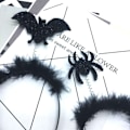 Miniatyrbilde 3 av 9: 3 STK Halloween Hode Bøyle Masquerade Pannebånd EDDERKOPP EDDERKOPP spider