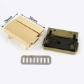 Miniatyrbillede 2 af 8: 2 STK Bagagelåse Snap dekorative spænder FARVE 1 FARVE 1 Color 1