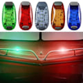 Miniatyrbillede 5 af 10: 2 stk Bådnavigationssignallampe LED Lyser RØDT red
