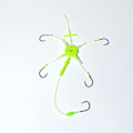 Miniatyrbild 6 av 6: Five Claw Square Bait Fishhooks Explosion String Hook 10 10 10