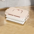 Miniatyrbild 1 av 10: Dumpling Box Mat Tätningsbox ROSA TVÅ LAG TVÅ LAG Pink Two Layers-Two Layers