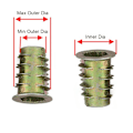 Miniatyrbilde 3 av 10: 10 stk/lot sekskantmutter sekskantede trapesmuttere 10 STK M10X15 10 STK 10Pcs M10x15