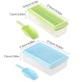 Miniatyrbillede 2 af 10: Ice Cube Bakke Is Firkantet Form GRØN 77 GIRDS 77 GIRDS Green 77 Girds-77 Girds