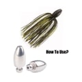 Miniatyrbild 8 av 10: Fiske Tungsten fall sinker 10.5G 10.5G 10.5g