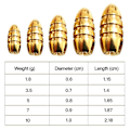 Miniatyrbilde 2 av 10: 10stk/parti Kobber Fiskebly fall Messing 1,8G 1,8G 1.8G