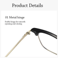 Miniatyrbilde 5 av 10: Lesebriller Ultra Light Innfatning GULL STYRKE 100 Gold Strength 100