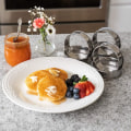 Miniatyrbilde 5 av 10: 6 stk Engelsk Muffin Ringsett Multipurpose Rustfritt stål Ring 6 pcs
