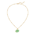 Pikkukuva 1 / 10: Boho Conch Shell Kaulakoru Natural Seashell Riipukset 5 5 5