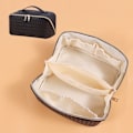 Miniatyrbillede 1 af 9: Makeuptaske Kosmetiktaske SORT Black