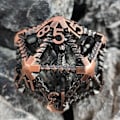 Pikkukuva 9 / 10: Metallioppa 20-sivuiset noppaa KUPARI copper
