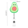 Miniatyrbillede 2 af 5: Optrækkelig Badge Reel Holder Funny Cartoon Navne Badge Reels
