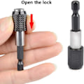 Miniatyrbilde 4 av 10: 3 STK 1/4" AEG Slagdriver Hex Drill Holder Skrue 60MM3STK 3 STK 60mm3pcs