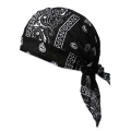 Miniatyrbilde 6 av 10: Hurtig tørkende bomulls-pirathatt for utendørs sport Bandana HVIT white
