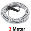 Miniatyrbilde 1 av 7: Long Drain Unblocker Pipe Mudringsverktøy 3 METER 3 METER 3 meters