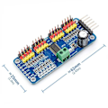 Miniatyrbillede 2 af 5: 2 Stk PWM Servo Motor Driver Board Controller 1 STK 1 STK 1Pc