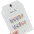 Pikkukuva 3 / 7: 10 kpl/laatikko 3D Käsinmaalaus Käsintehdyt Nails Pearl Chain False L
