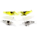 Miniatyrbilde 7 av 10: 10 STK Fiskelokk Rekelokk GUL INGEN KROK INGEN KROK yellow no hook-no hook