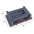 Miniatyrbillede 3 af 10: Elektronisk projektboks vandtæt dæksel Projekt 3 3 3