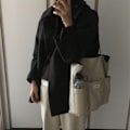 Pikkukuva 7 / 9: Kangaskassi Rantalaukku KHAKI Khaki