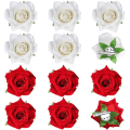 Miniatyrbild 3 av 10: Rose Hårklämma Blomma Hårnål ROYAL BLUE royal blue