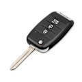 Miniatyrbillede 1 af 10: Fjernbetjeningsnøglekasse Bilnøgleskal 3 KNAPPER HYN14 3 KNAPPER 3 Buttons HYN14