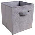 Miniatyrbild 1 av 10: Canvas Förvaring Folding Box GRÅ grey