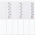 Miniatyrbillede 1 af 6: 3 stk Blank Checklist Board Blank Erstatningspapirer To Do List