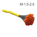 Pikkukuva 1 / 9: 200 kpl Fishing Bobber Stopper -kumipapu M-1,5-2,5 M-1,5-2,5 M-1.5-2.5
